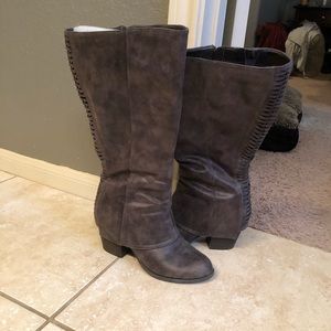 Fergalicious "Lundry" wide calf boot